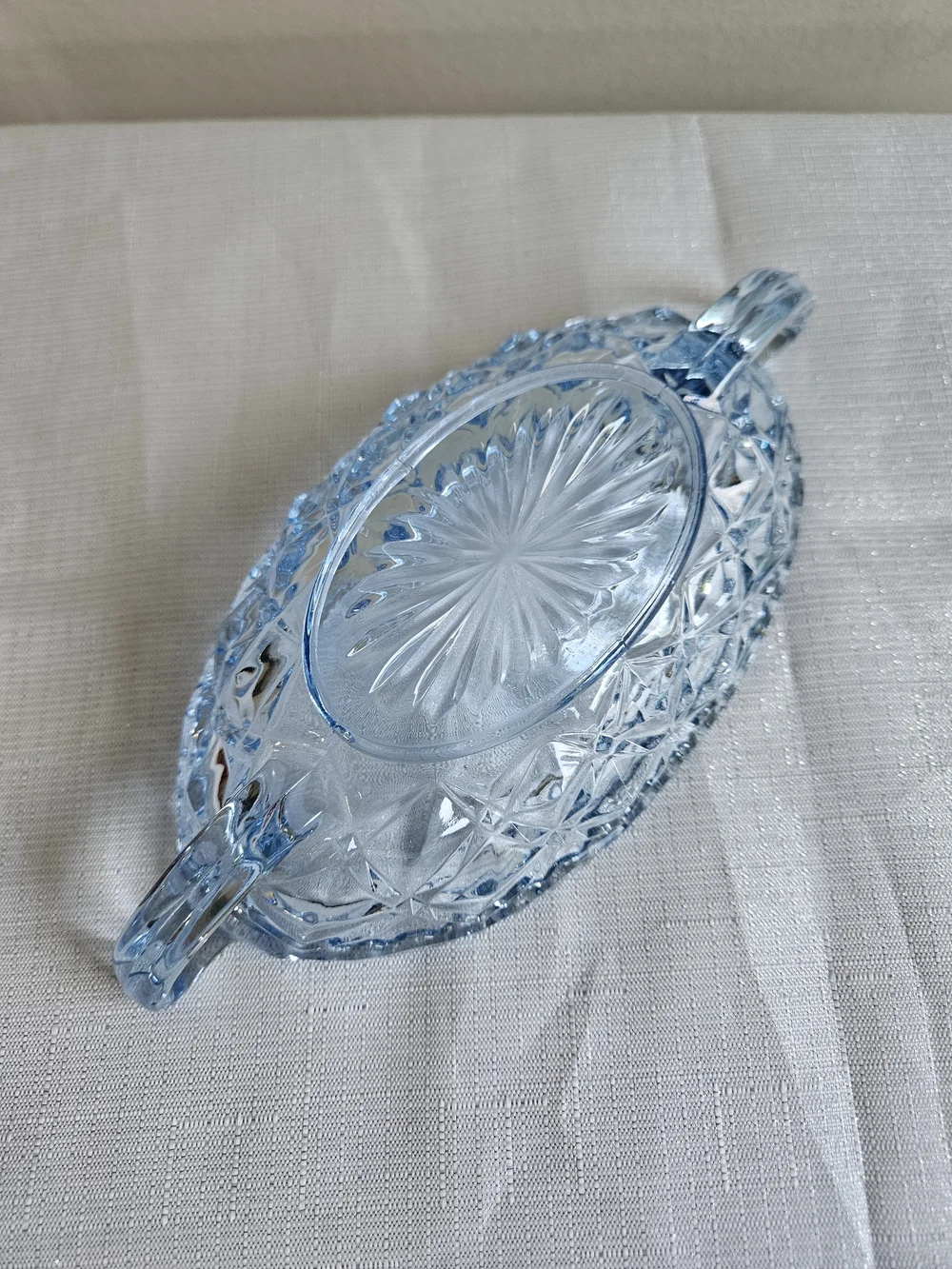 Imperial Glass Ice‎ Blue Decorative Dish
